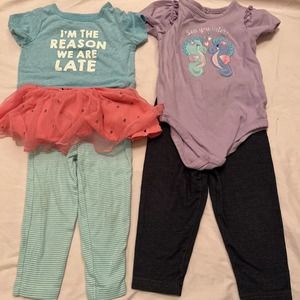 Set of two 18 months baby girl outfits (Seller ID 107)